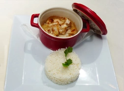 Visu Curry de poulet au lait de coco